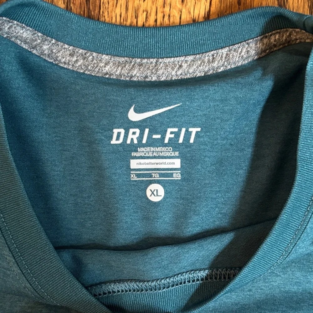 Nike Teal Dri-FIT Performance Tee - Picture 2 of 2